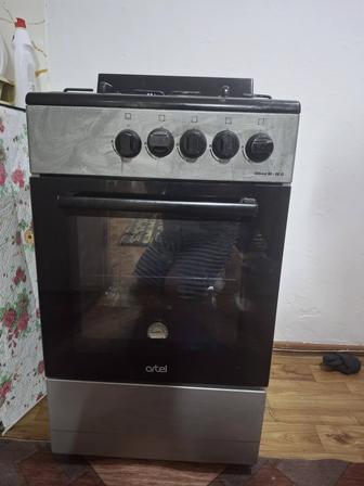 Газ плита 4 камфорный серый цвет