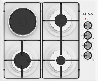 Новая газовая плита OIVA M6-31BF (белая) в упаковке!