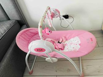 Продам шезлонг, электрокачели