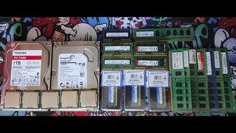 Оперативная память /Жесткий диск /Процессор