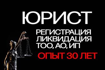 Юрист по регистрации бизнеса ТОО, ИП, АО