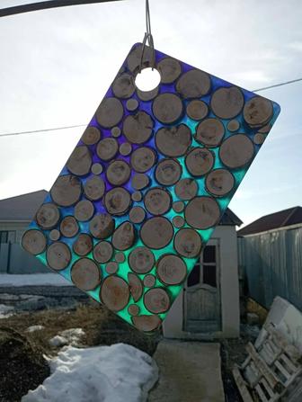 Изделия из натурального дерева, эпоксидной смолы
