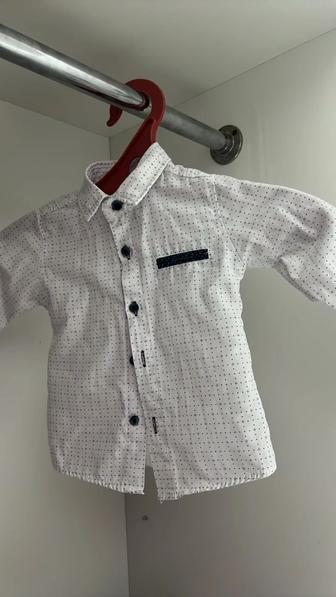 Рубашка белая до 2 лет