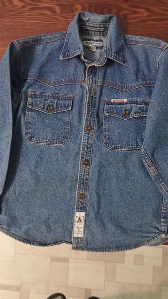 Рубашка и ветровка для мальчиков джинсовые