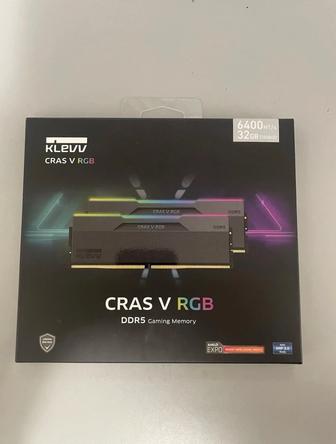 Klevv Cras V RGB DDR5 32gb 6400MHz (16GBx2) / оперативная память