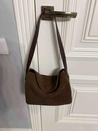 Продам сумку из натуральной замши и кожи