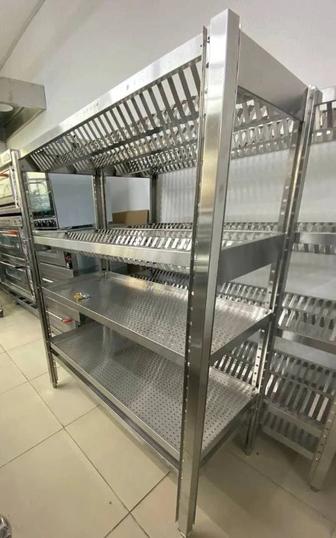 Стеллаж для сушки тарелок 150 см 4-х ярусный