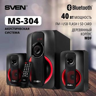 Музыкальные колонка Акустическая система 2.1 SVEN MS-304