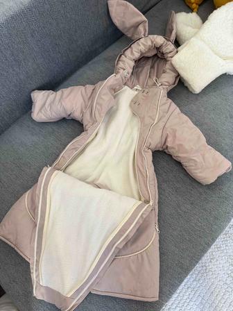 Осенний зимний комбинезон трансформер