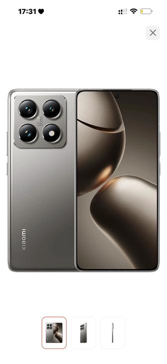 Смартфон Xiaomi 14T Pro 12 ГБ/1024 ГБ серый