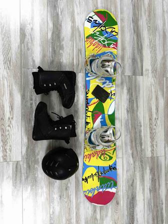 Продам новый сноуборд в полной комплектации