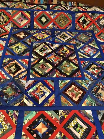 Покрывало ручной работы пэчворк