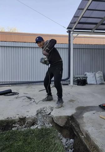 Септик туалет траншеи