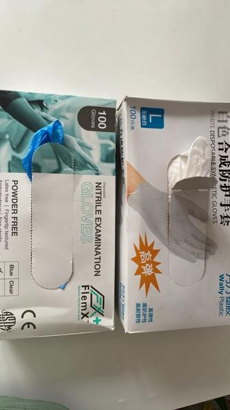 Продаю перчатки медицинские размер L или поменяю на М, отличного качества,