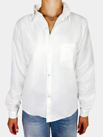 Продам белую рубашку, женскую, можно девушке.