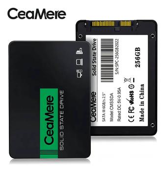 CeaMere SSD 256Gb, Sata 6 Gbit/s/ 2.5/ До 300MB/s/с/500MB/s/с, Контроллером