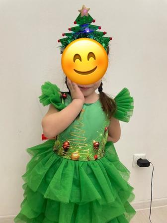 Новогоднее платье Елочка