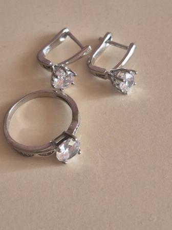 Серьги и кольцо