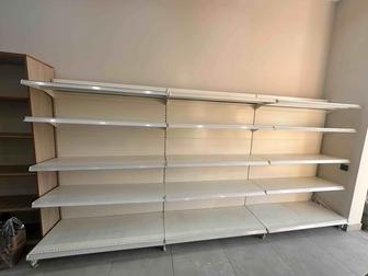 Продам металлические стеллажи для магазина