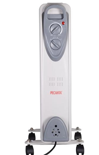 Масляный радиатор Ресанта ОМПТ-12НЧ черный