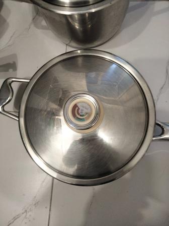 Цептер оригинал сковорода б/у с термокрышкой