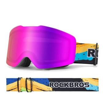 Маска горнолыжная ROCKBROS SP160BK 18х8.5 см