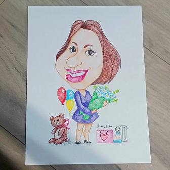 Шарж/портрет на заказ