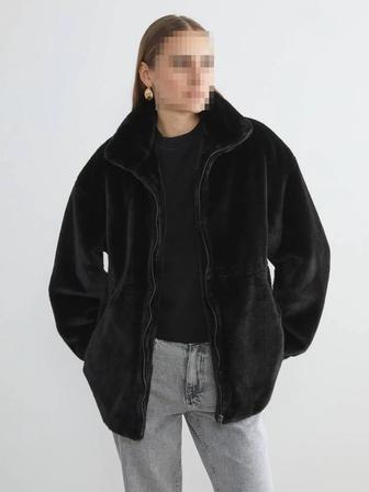 Шубка куртка пальто из искусственного меха