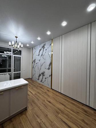 Монтаж бамбуковых панелей