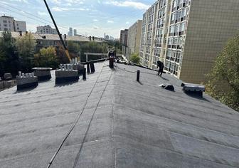 Ремонт крыши, гидроизоляция, Технониколь, плоская кровля