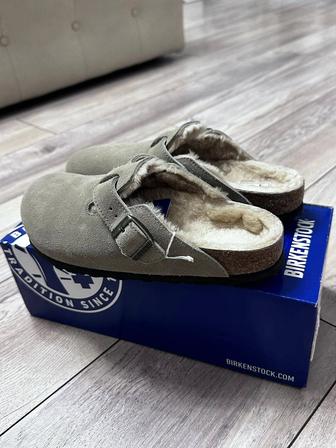 Обувь мюли Birkenstock меховые