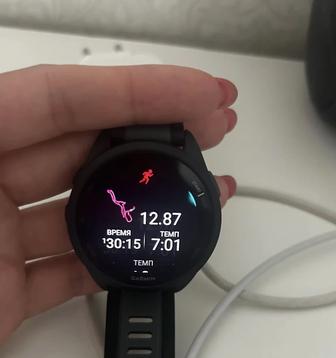 Продам спортивные часы garmin forerunner 165 черного цвета