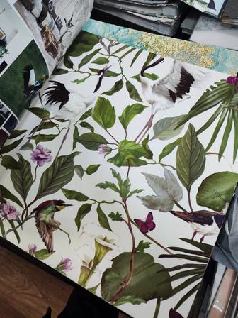 Поклейка обоев