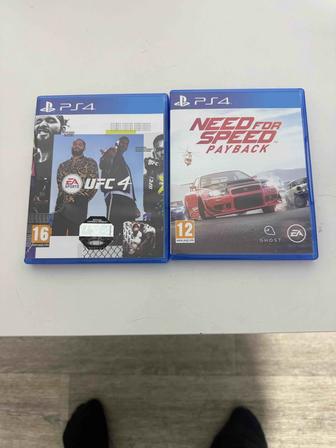 Продам игры в хорошем состоянии на пс 4