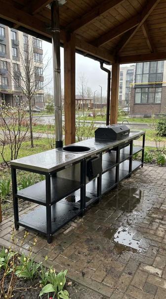 Мангальные зоны барбекю.