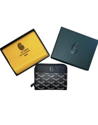 Черный кошелек Goyard