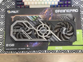 Продам видеокарту Rtx 3070 palit gaming pro