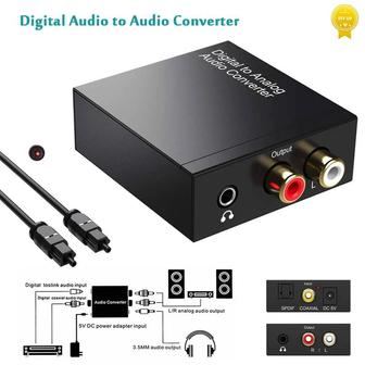 SPDIF оптика на RCA mini jak 3,5, аудио конвертеры (переходник) для ТВ