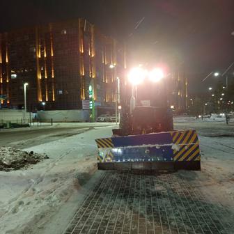 Уборка на снег и подметание