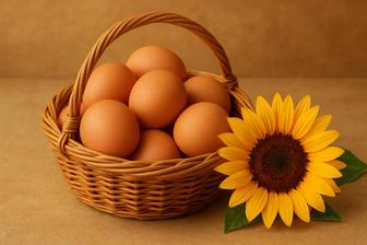 Свежий тауық жұмыртқасы