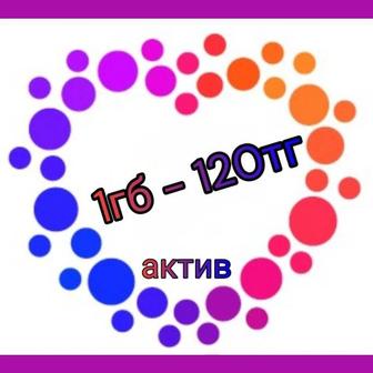Гигабайты Актив, гиги, мегабайты