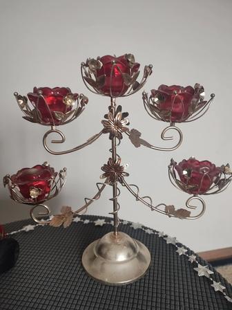 Подсвечник металлический 35х35 см