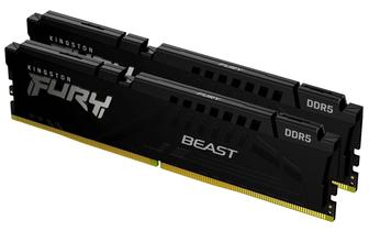 DDR-5 DIMM 32 GB 5600 MHz Kingston Fury Beast, 2x 16 GB Kit ОЗУ