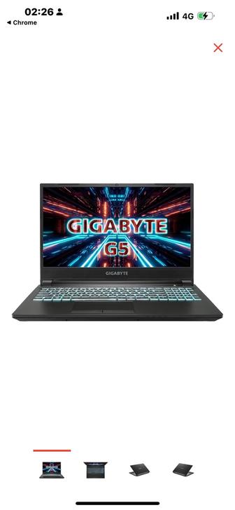 Gigabyte G5 игровой ноутбук продам или обмен