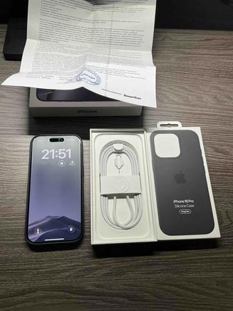 iPhone 16 Pro 128GB, черный, в идеале