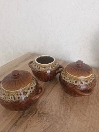 Горшок керамическая для духовки.посуда