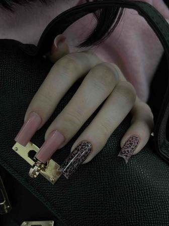 Маникюр наращивание