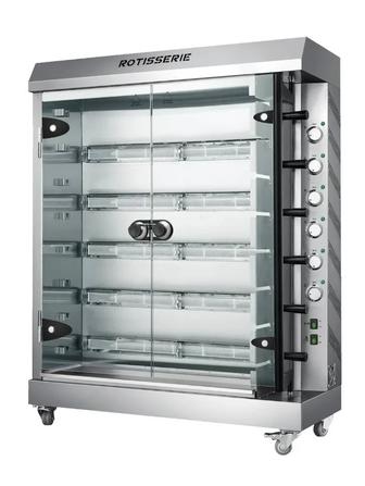 Гриль для кур на 6 вертела KJL-6E