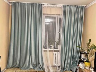 Продам шторы с тюлем в отличном состоянии