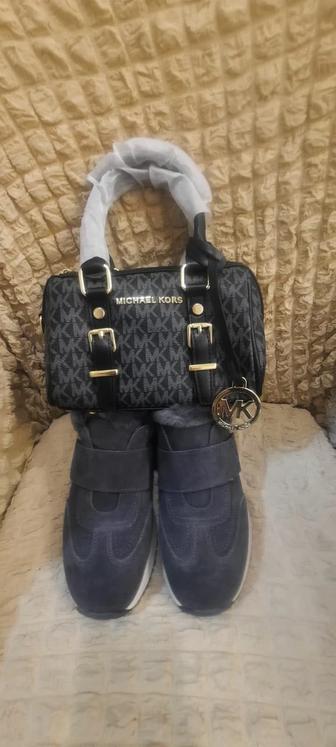 Кроссовки натуральная замша,сумка в подарок